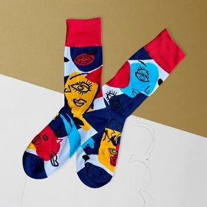 Unisex socks. EU 32-40, US 5-8